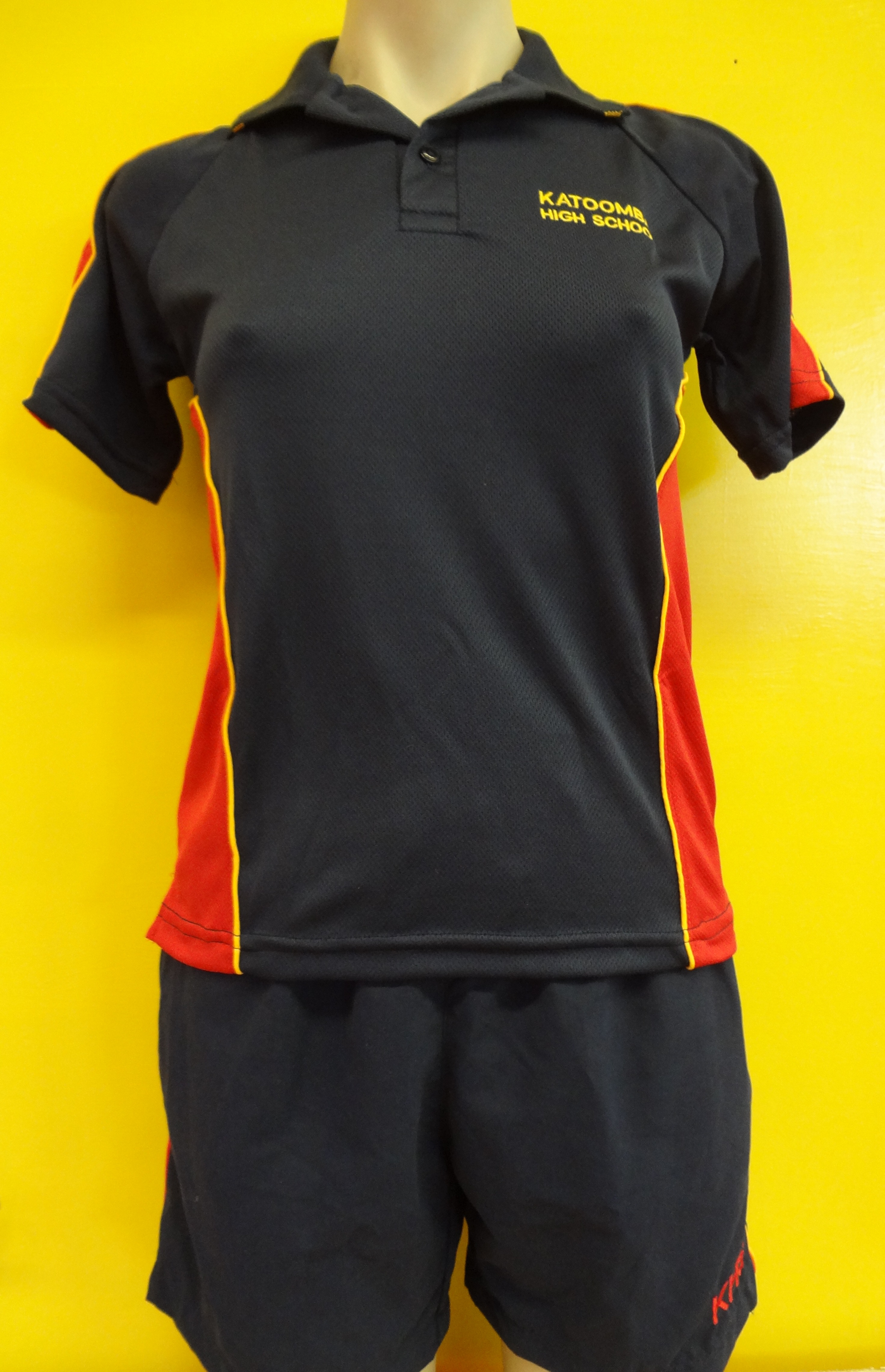 Sport polo shirt and shorts